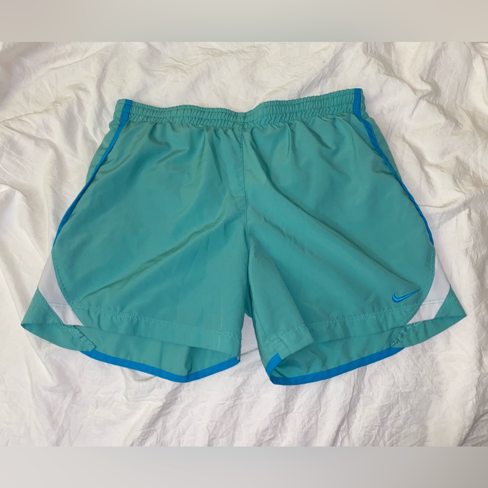 blue nike shorts